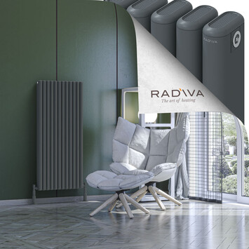 Radiva - Kotto Radiateur En Aluminium 1200x536 Anthracite
