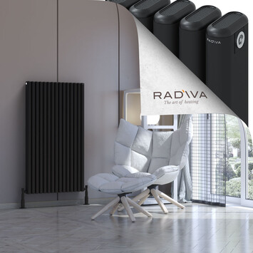 Radiva - Kotto Radiateur En Aluminium 1200x671 Noir
