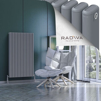 Radiva - Kotto Radiateur En Aluminium 1200x716 Gris