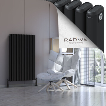 Radiva - Kotto Radiateur En Aluminium 1200x716 Noir