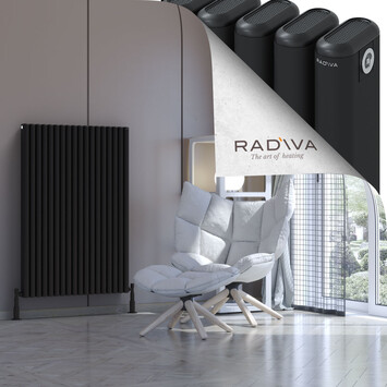 Radiva - Kotto Radiateur En Aluminium 1200x806 Noir