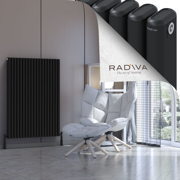 Radiva - Kotto Radiateur En Aluminium 1200x851 Noir