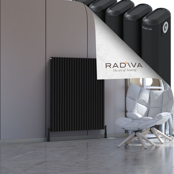 Radiva - Kotto Radiateur En Aluminium 1200x986 Noir