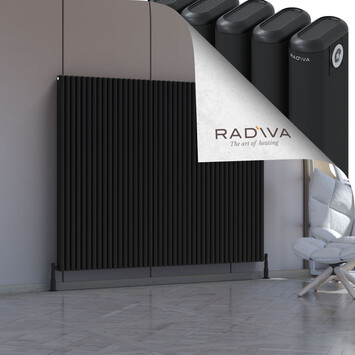 Radiva - Kotto Radiateur En Aluminium 1500x1886 Noir