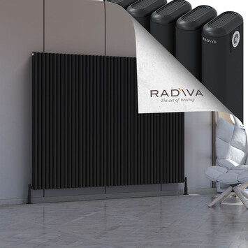 Radiva - Kotto Radiateur En Aluminium 1500x1976 Noir