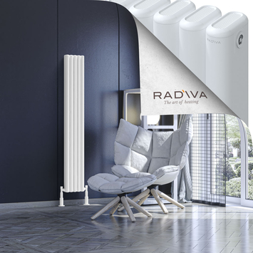 Radiva - Kotto Radiateur En Aluminium 1500x221 Blanc