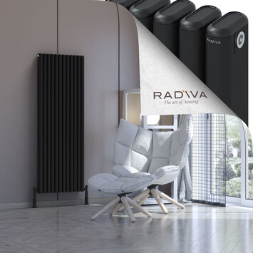 Radiva - Kotto Radiateur En Aluminium 1500x536 Noir