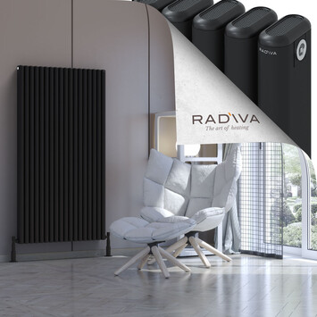 Radiva - Kotto Radiateur En Aluminium 1500x806 Noir