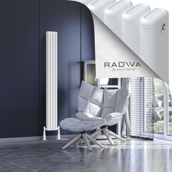 Radiva - Kotto Radiateur En Aluminium 1600x176 Blanc