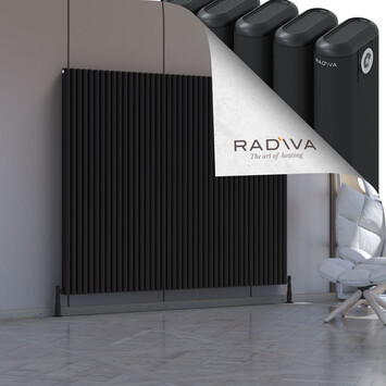 Radiva - Kotto Radiateur En Aluminium 1600x1886 Noir