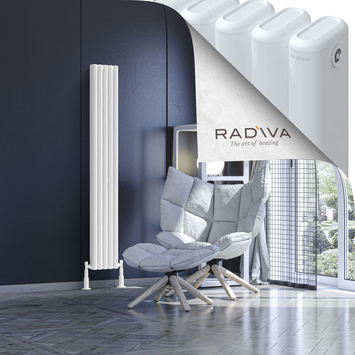 Radiva - Kotto Radiateur En Aluminium 1600x221 Blanc