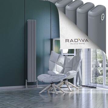 Radiva - Kotto Radiateur En Aluminium 1600x221 Gris