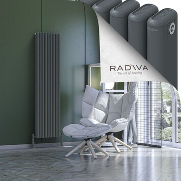 Radiva - Kotto Radiateur En Aluminium 1600x401 Anthracite