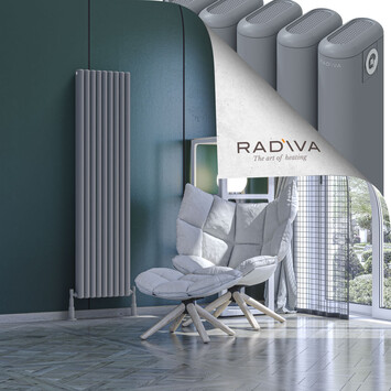 Radiva - Kotto Radiateur En Aluminium 1600x401 Gris