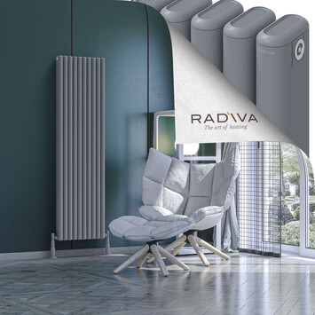Radiva - Kotto Radiateur En Aluminium 1600x446 Gris