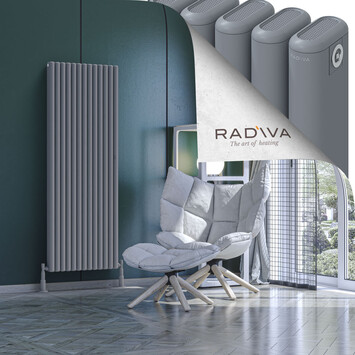 Radiva - Kotto Radiateur En Aluminium 1600x581 Gris