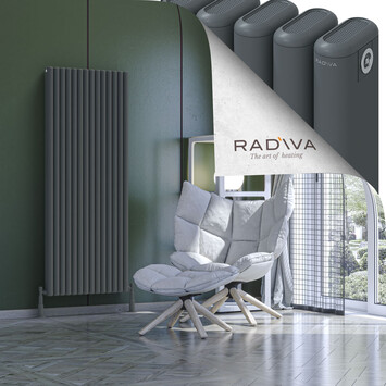 Radiva - Kotto Radiateur En Aluminium 1600x626 Anthracite