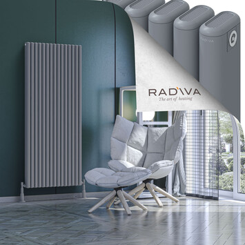 Radiva - Kotto Radiateur En Aluminium 1600x671 Gris