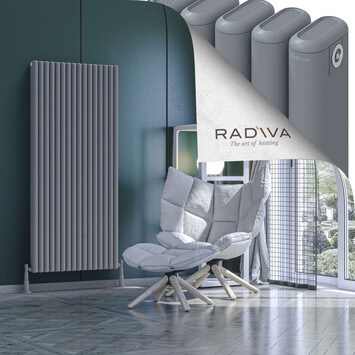 Radiva - Kotto Radiateur En Aluminium 1600x716 Gris