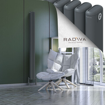 Radiva - Kotto Radiateur En Aluminium 1800x131 Anthracite