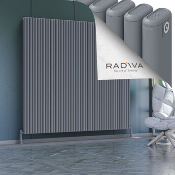 Radiva - Kotto Radiateur En Aluminium 1800x1976 Gris