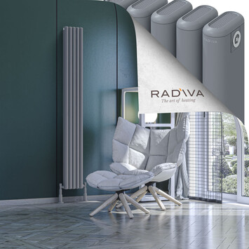 Radiva - Kotto Radiateur En Aluminium 1800x221 Gris