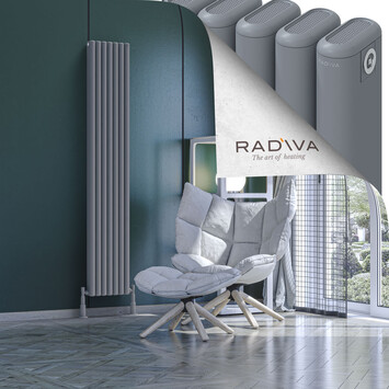 Radiva - Kotto Radiateur En Aluminium 1800x311 Gris