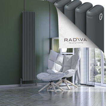 Radiva - Kotto Radiateur En Aluminium 1800x356 Anthracite