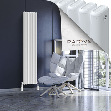 Radiva - Kotto Radiateur En Aluminium 1800x356 Blanc