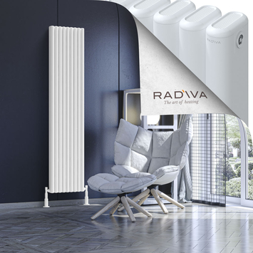 Radiva - Kotto Radiateur En Aluminium 1800x401 Blanc