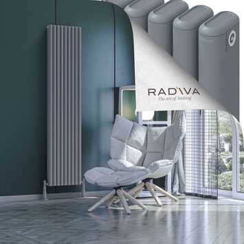 Radiva - Kotto Radiateur En Aluminium 1800x401 Gris