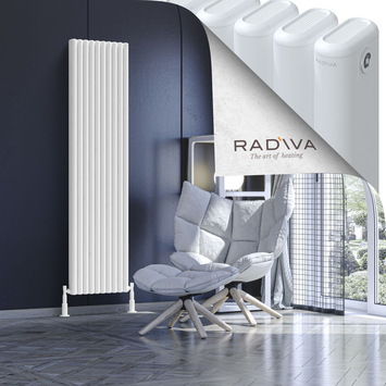Radiva - Kotto Radiateur En Aluminium 1800x446 Blanc