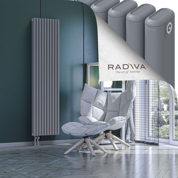 Kotto Radiateur En Aluminium 1800x446 Gris - Thumbnail