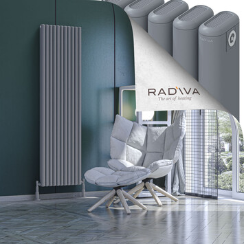 Radiva - Kotto Radiateur En Aluminium 1800x491 Gris