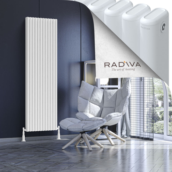 Radiva - Kotto Radiateur En Aluminium 1800x536 Blanc