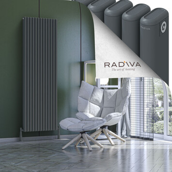 Radiva - Kotto Radiateur En Aluminium 1800x581 Anthracite