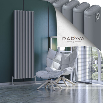 Radiva - Kotto Radiateur En Aluminium 1800x581 Gris