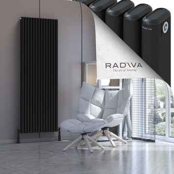 Radiva - Kotto Radiateur En Aluminium 1800x626 Noir