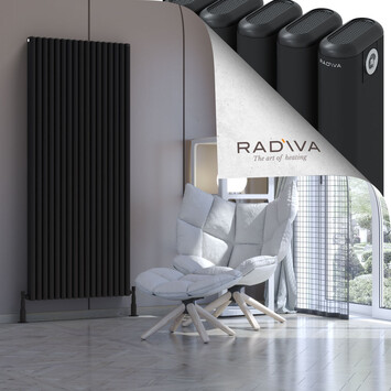 Radiva - Kotto Radiateur En Aluminium 1800x761 Noir