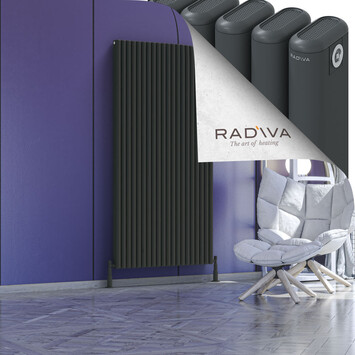 Radiva - Kotto Radiateur En Aluminium 1800x896 Anthracite Foncé