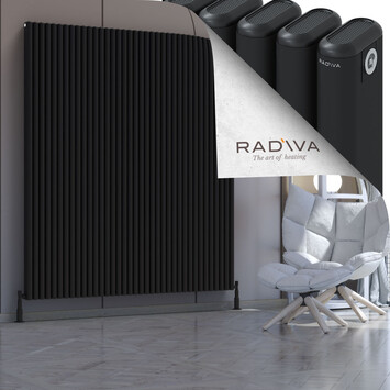 Radiva - Kotto Radiateur En Aluminium 1900x1661 Noir