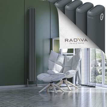 Radiva - Kotto Radiateur En Aluminium 1900x176 Anthracite