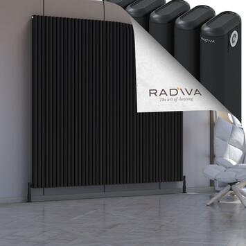 Radiva - Kotto Radiateur En Aluminium 1900x1976 Noir