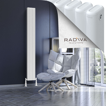 Radiva - Kotto Radiateur En Aluminium 1900x221 Blanc