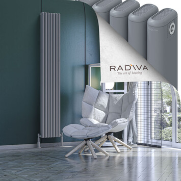 Radiva - Kotto Radiateur En Aluminium 1900x311 Gris