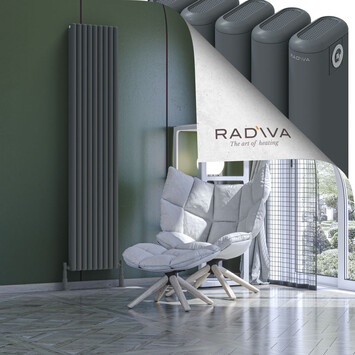 Radiva - Kotto Radiateur En Aluminium 1900x401 Anthracite