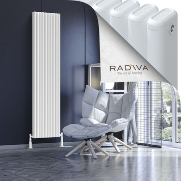 Radiva - Kotto Radiateur En Aluminium 1900x446 Blanc