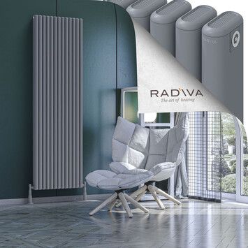 Radiva - Kotto Radiateur En Aluminium 1900x581 Gris