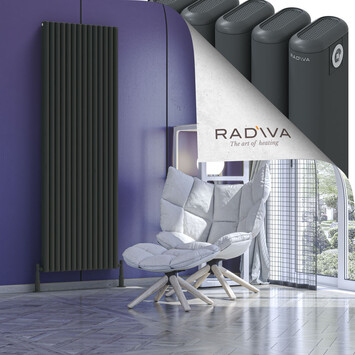Radiva - Kotto Radiateur En Aluminium 1900x626 Anthracite Foncé