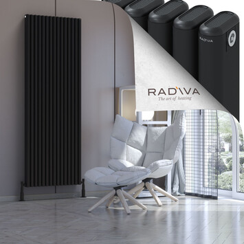 Radiva - Kotto Radiateur En Aluminium 1900x671 Noir